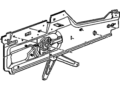 Cadillac 25732598 Lock Module