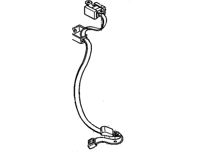 12546184 GM Belt Kit, Rear Bench Seat, Dark Blue, Passenger Side Illustration 1 of 1