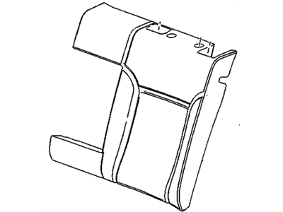 Buick 23191401 COVER,REAR SEAT BACK(NEUTRAL)