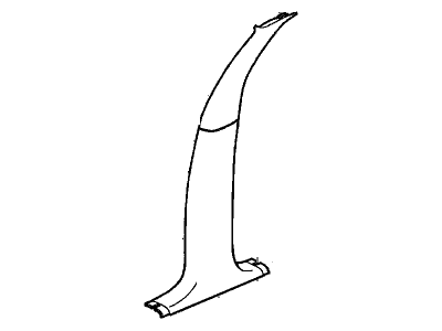 Oldsmobile 25709998 Center Pillar Trim