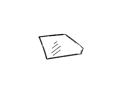 GM 96055058 Door Glass, Clear 96055058 GM Door Glass, Clear Illustration 1 of 1