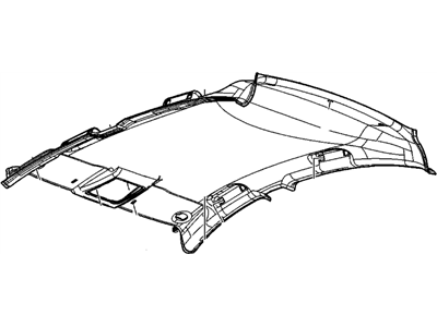 Chevy 95353339 PANEL,HEADLINING TRIM(TITANIUM)