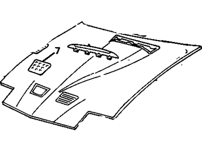 Pontiac 14103677 Hood