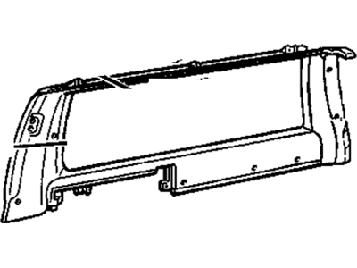 Chevy 15616362 Quarter Trim Panel