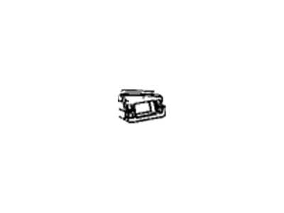 Cadillac 12538010 Handle Bezel