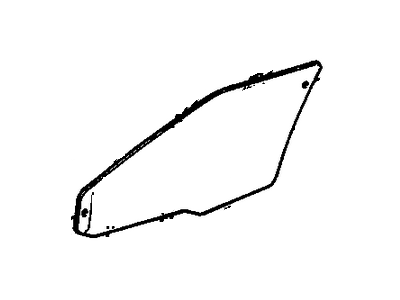 Cadillac 25558348 Door Glass