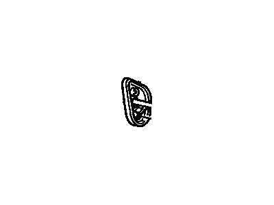 GM 10284241 Filler Seal, Rear Driver Side 10284241 GM Filler Seal, Rear Driver Side Illustration 1 of 1