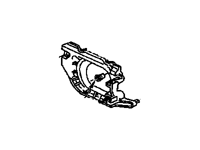 GM 16506089 Lens & Housing Mount Bracket, Driver Side