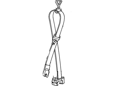 1992 Oldsmobile Silhouette Seat Belt - 12515296