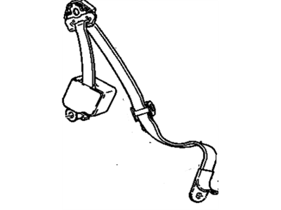 Chevy 12542194 Seat Belt Assembly