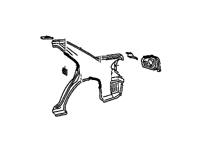 Chevy 94858743 Quarter Panel