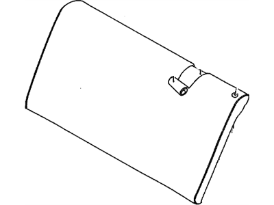 2000 Chevy Metro Seat Cushion Pad - 91171552