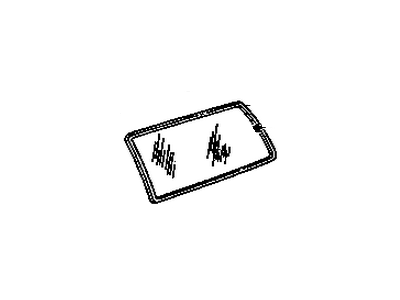 Chevy 14071513 Glass