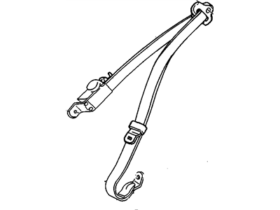2001 Cadillac Eldorado Seat Belt - 88893563