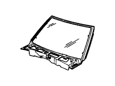 Chevy 14020303 Glass Panel