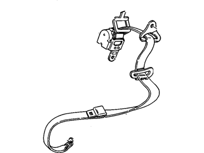 1995 Cadillac Fleetwood Seat Belt - 12525608