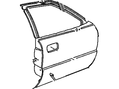 Pontiac 25669156 Door Shell