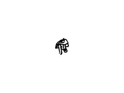 GM 10357600 Guide, Seat Belt, Rear 10357600 GM Guide, Seat Belt, Rear Illustration 1 of 1