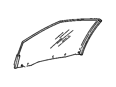 Buick 3529818 Door Glass