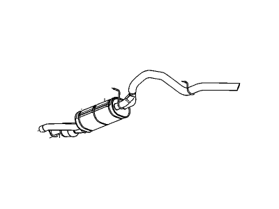 Chevy 15798961 Muffler