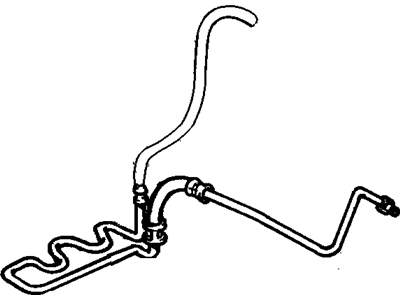Oldsmobile Power Steering Hose - 26052663