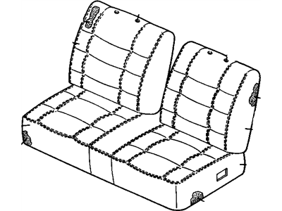 Cadillac 16724134 COVER,PASSENGER SEAT CUSHION(LIGHT NEUTRAL)(*KIT1)