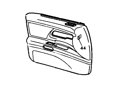 Oldsmobile 12537948 Trim Panel Assembly