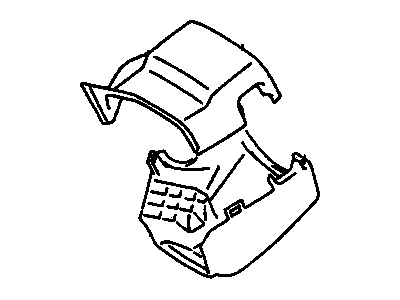 Chevy Prizm Steering Column Cover - 94859110