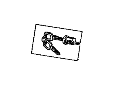 Chevy Spectrum Ignition Lock Cylinder - 94148539