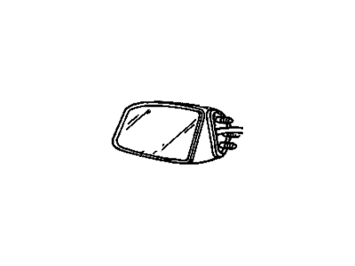 Oldsmobile 12500541 MIRROR,PKG OUTSIDE REAR VIEW(FLAT)(1988-89)