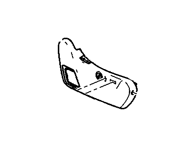 Chevy 15214532 COVER,PASSENGER SEAT ADJUSTER FINISH(INCLUDES 26)(TITANIUM)(BELT UTILITY)