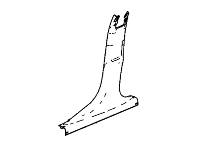 GM 19257618 Panel, Body Center Pillar (W/Metal Inner Panel), Driver Side 19257618 GM Panel, Body Center Pillar (W/Metal Inner Panel), Driver Side Illustration 1 of 1