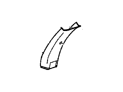 Oldsmobile 25625654 Center Pillar Trim
