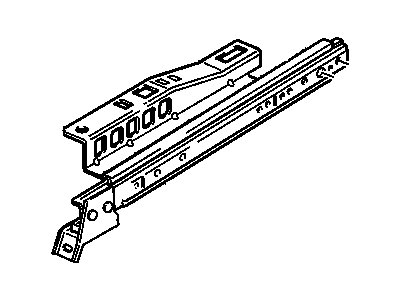12459444 GM Adjuster, Front Seat Adjuster, Outer Driver Side Illustration 1 of 1