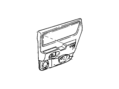 Oldsmobile 16665278 Door Trim Panel