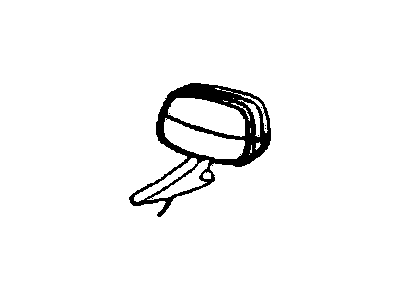 Cadillac DeVille Side View Mirrors - 20113634