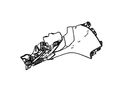 Buick 22807470 PANEL,INSTRUMENT PANEL LOWER TRIM(BLACK)
