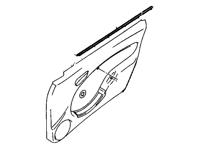 Chevy 91173647 Door Trim Panel