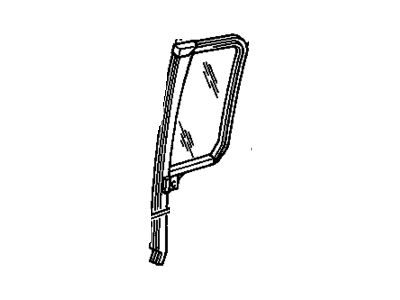 Cadillac 20731482 Vent Glass