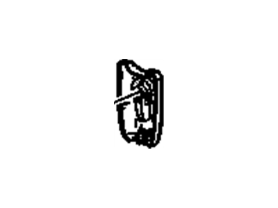 Buick 95093331 COVER,FRONT SEAT BELT ANCHOR PLATE TENSIONER(INCLUDES 11,12)(COCOA)