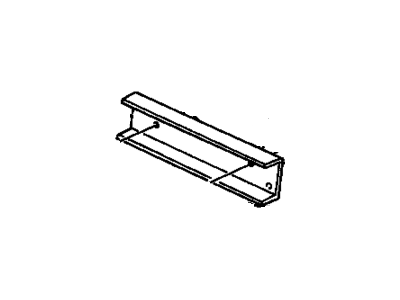 GM 14055887 Bumper Bracket, Driver Side 14055887 GM Bumper Bracket, Driver Side Illustration 1 of 1
