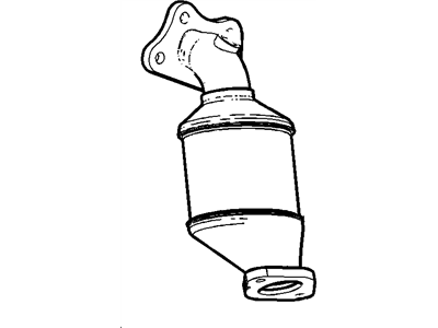 Buick 23275381 CONVERTER,3WAY CATALYTIC (W/EXHAUST PIPE)(INCLUDES 23,24)(W/SHIELD)