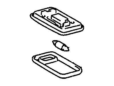 GM 94859691 Dome Lamp Assembly, Charcoal GM 94859691 Dome Lamp Assembly, Charcoal
