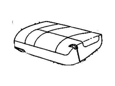 16711095 GM Cover, Front Seat Cushion Illustration 1 of 1