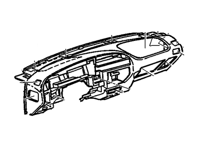 Pontiac 10252939 Instrument Panel