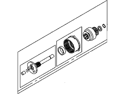 Chevy Aveo Starter Drive - 93745760