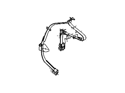 1998 Buick Riviera Seat Belt - 12457495