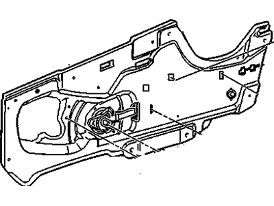 Cadillac 16637832 Lock Module