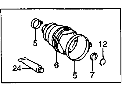 Chevy 26037601 Inner Boot