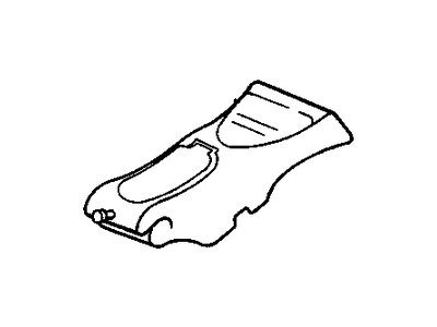 Pontiac Bonneville Center Console Base - 25640460